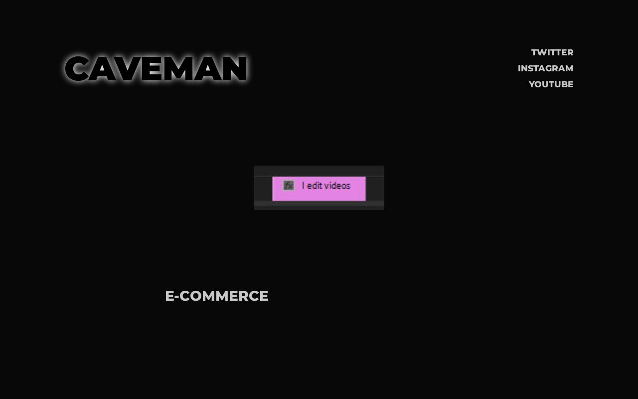 Carrd profile picture for @caveman